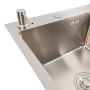 Изображение Кухонна мийка CM 78*50 L нержавійка VALESO Handmade (круглий сифон 3,0/0,8) ИМ Light-Deco 3 