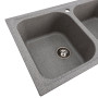 Зображення Гранітна мийка для кухні Platinum 7950 Equatoria матовий Сірий ИМ Light-Deco 3 