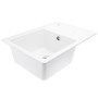Зображення Гранітна мийка для кухні VALESO LIANA 6243 матова Білосніжна ИМ Light-Deco 2 
