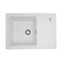 Зображення Гранітна мийка для кухні VALESO LIANA 6243 матова Білосніжна ИМ Light-Deco 