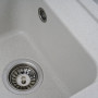 Зображення Гранітна мийка для кухні VALESO KORRADO 4050 матова Біла в крапку ИМ Light-Deco 2 
