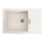 Изображение Гранітна мийка для кухні VALESO 7850 ROMA матова (білий в крапку) ИМ Light-Deco 