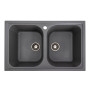 Зображення Гранітна мийка для кухні Platinum 7950 Equatoria матовий Сірий мусон ИМ Light-Deco 