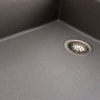 Зображення Гранітна мийка для кухні Platinum 8650 DIAMOND матова (сірий мусон) ИМ Light-Deco 4 