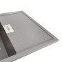 Зображення Гранітна мийка для кухні Platinum 8650 DIAMOND матова (сірий мусон) ИМ Light-Deco 2 