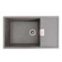 Зображення Гранітна мийка для кухні Platinum 8650 DIAMOND матова (сірий мусон) ИМ Light-Deco 