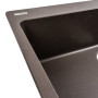 Изображение Гранітна мийка для кухні Platinum 7850 Bogema матова Темна скеля ИМ Light-Deco 4 