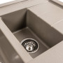 Зображення Гранітна мийка для кухні Platinum 7850W TOSKANA матовий Титан ИМ Light-Deco 7 