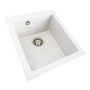Изображение Гранітна мийка для кухні VALESO SOKIL 4150 матова Біла в крапку ИМ Light-Deco 1 