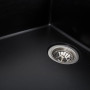 Изображение Гранітна мийка для кухні VALESO ROMA 7850 матова Чорна ИМ Light-Deco 3 
