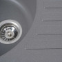 Зображення Гранітна мийка для кухні VALESO LIRA 7750 матова Сірий мусон ИМ Light-Deco 2 