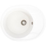 Изображение Гранітна мийка для кухні VALESO ONYX 5847 матова Білосніжна ИМ Light-Deco 