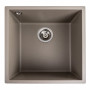 Зображення Гранітна мийка для кухні VALESO 4040 RUBA матовий титан ИМ Light-Deco 3 