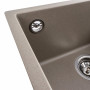 Зображення Гранітна мийка для кухні VALESO 4040 RUBA матовий титан ИМ Light-Deco 5 