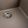 Зображення Гранітна мийка для кухні VALESO 4040 RUBA матовий титан ИМ Light-Deco 6 