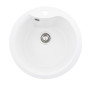 Изображение Гранітна мийка для кухні VALESO TURAS 480 матова Білосніжна ИМ Light-Deco 