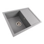 Зображення Кухонна мийка гранітна VALESO 6550 CRIPTA (сірий металік) ИМ Light-Deco 1 