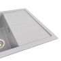 Зображення Кухонна мийка гранітна VALESO 6550 CRIPTA (сірий металік) ИМ Light-Deco 2 