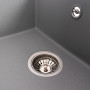 Зображення Кухонна мийка гранітна VALESO 6550 CRIPTA (сірий металік) ИМ Light-Deco 4 