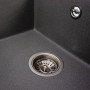 Изображение Гранітна кухонна мийка Valeso 5850 REYNA матова з сушкою, сірий мусон ИМ Light-Deco 3 
