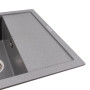 Изображение Гранітна кухонна мийка Valeso 5850 REYNA матова з сушкою, сірий мусон ИМ Light-Deco 1 