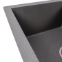 Изображение Гранітна кухонна мийка Valeso 5850 REYNA матова з сушкою, сірий мусон ИМ Light-Deco 2 