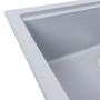 Зображення Гранітна мийка для кухні VALESO NIKA 7545 матова Сірий металік ИМ Light-Deco 4 