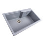 Зображення Гранітна мийка для кухні VALESO NIKA 7545 матова Сірий металік ИМ Light-Deco 2 