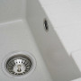 Зображення Гранітна мийка для кухні VALESO INTENSO 6550 матова Біла в крапку ИМ Light-Deco 5 