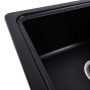 Зображення Гранітна мийка для кухні VALESO LIANA 6243 матова Чорна ИМ Light-Deco 1 