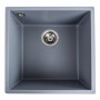 Зображення Гранітна мийка для кухні VALESO RUBA 4040 матова Сірий металік ИМ Light-Deco 3 