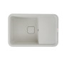 Зображення Гранітна мийка для кухні VALESO CUBE 7850 матова Біла в крапку ИМ Light-Deco 