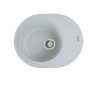 Изображение Гранітна мийка для кухні VALESO SOUL 6250 матова Білосніжна ИМ Light-Deco 