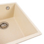 Изображение Гранітна мийка для кухні VALESO ROXY 3744 матова Пісок ИМ Light-Deco 3 