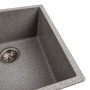 Зображення Гранітна мийка для кухні VALESO 4040 RUBA матовий сірий ИМ Light-Deco 4 