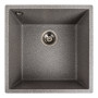 Зображення Гранітна мийка для кухні VALESO 4040 RUBA матовий сірий ИМ Light-Deco 