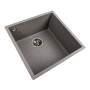 Зображення Гранітна мийка для кухні VALESO 4040 RUBA матовий сірий ИМ Light-Deco 2 