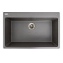 Зображення Гранітна мийка для кухні VALESO BOGEMA 7850 матова Сірий мусон ИМ Light-Deco 