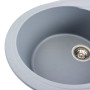 Изображение Гранітна мийка для кухні VALESO ONYX 5847 матова Сірий металік ИМ Light-Deco 4 