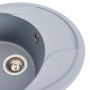 Изображение Гранітна мийка для кухні VALESO ONYX 5847 матова Сірий металік ИМ Light-Deco 3 