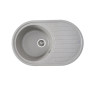 Зображення Гранітна мийка для кухні VALESO LIRA 7750 матова Сіра ИМ Light-Deco 