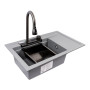 Изображение Гранітна мийка VALESO ATRUM 7950 матова Сірий металік ИМ Light-Deco 2 