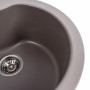Изображение Гранітна мийка для кухні Platinum 480 TURAS матова Дюна ИМ Light-Deco 2 