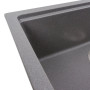 Зображення Гранітна мийка для кухні VALESO NIKA 7545 матова Сірий мусон ИМ Light-Deco 4 
