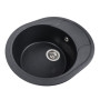 Изображение Гранітна мийка для кухні VALESO ONYX 5847 матова Карбон ИМ Light-Deco 1 