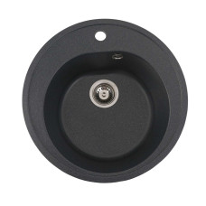 Гранітна мийка для кухні VALESO LUNA 510 матова Антрацит
