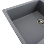 Изображение Гранітна мийка для кухні VALESO ROMA 7850 матова Сірий металік ИМ Light-Deco 2 