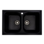 Зображення Гранітна мийка для кухні VALESO EQUATORIA 7950 матова Чорна ИМ Light-Deco 1 