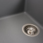 Зображення Гранітна мийка для кухні VALESO INTENSO 6550 матова Сірий металік ИМ Light-Deco 5 