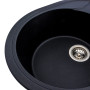 Изображение Гранітна мийка для кухні VALESO ONYX 5847 матова Чорний металік ИМ Light-Deco 5 